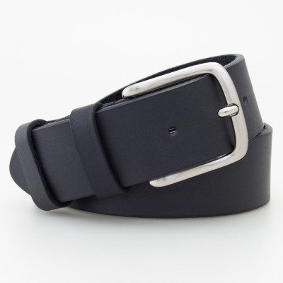 Cintura in cuoio NERO taglie forti XXL