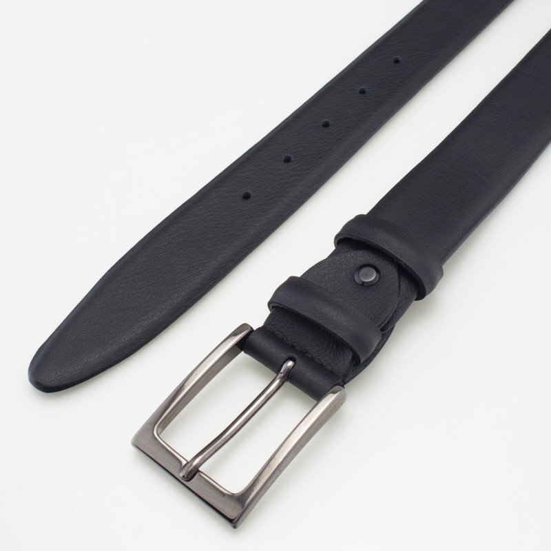 Cintura elegante in morbida pelle colore NERO