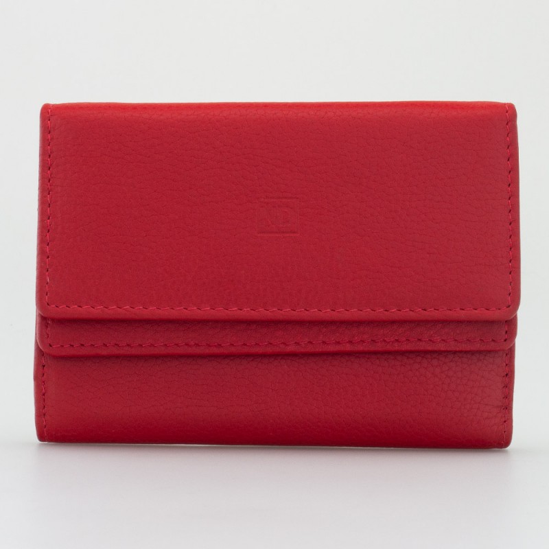 Portafoglio da donna mid-size in pelle colore ROSSO
