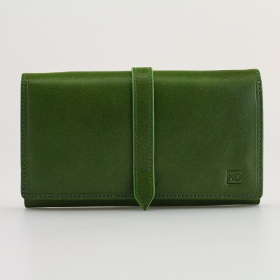 Portafoglio elegante donna in pelle colore VERDE PISELLO