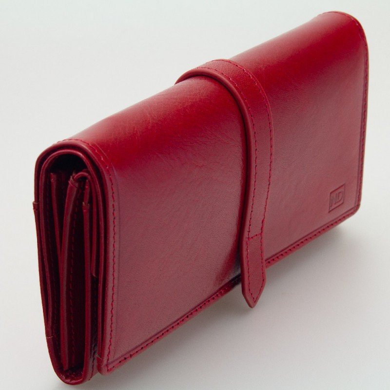 Portafoglio elegante donna in pelle colore ROSSO