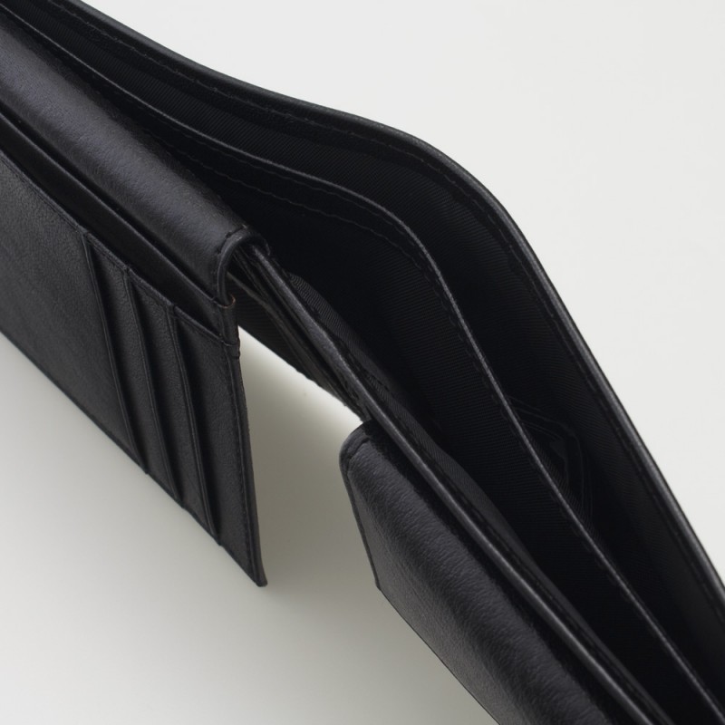 Elegante portafoglio da uomo in pelle colore NERO